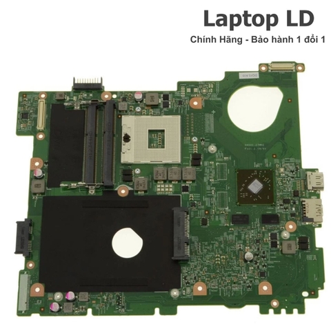 Mặt trước bo mạch chủ Dell Inspiron 15R N5110 hiển thị chipset và linh kiện