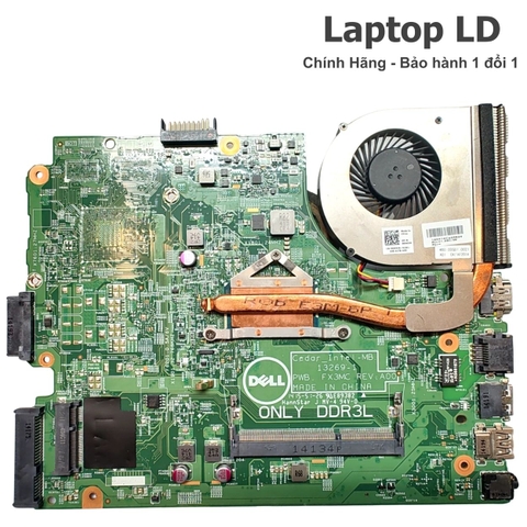 Mặt trước bo mạch chủ Dell Inspiron 17 5748 5749 với đầy đủ chipset và linh kiện