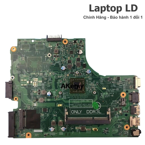 Mặt trước bo mạch chủ Dell Inspiron 3441 3445 với đầy đủ linh kiện
