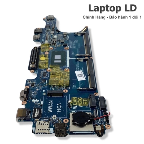 Mặt trước bo mạch chủ Dell Latitude E5270 với đầy đủ chipset và linh kiện