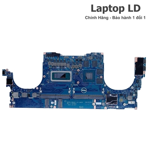 Mặt trước bo mạch chủ Dell Precision 5570 với đầy đủ chipset và linh kiện