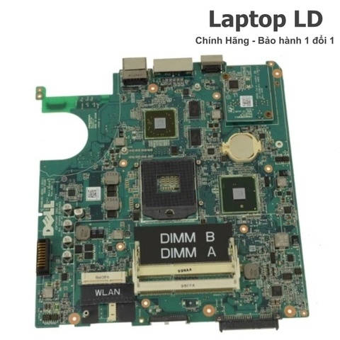 Mặt trước bo mạch chủ Dell Studio 1457 với chipset và linh kiện chính