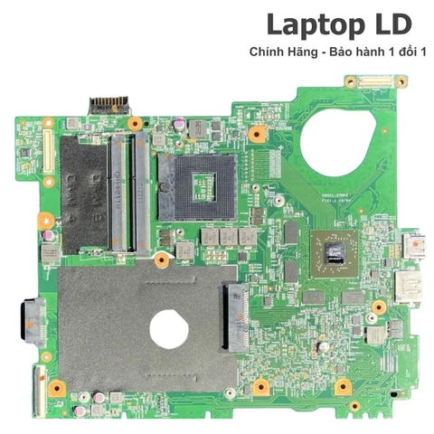 Mặt trước bo mạch chủ Dell Vostro 3550 với chipset và linh kiện chính