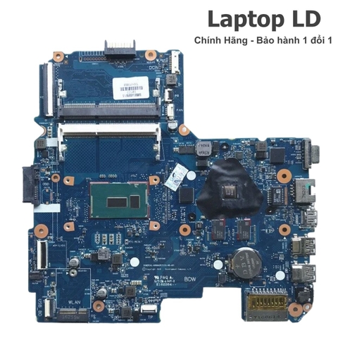 Mặt trước mainboard HP 14-AM với đầy đủ chipset và linh kiện điện tử