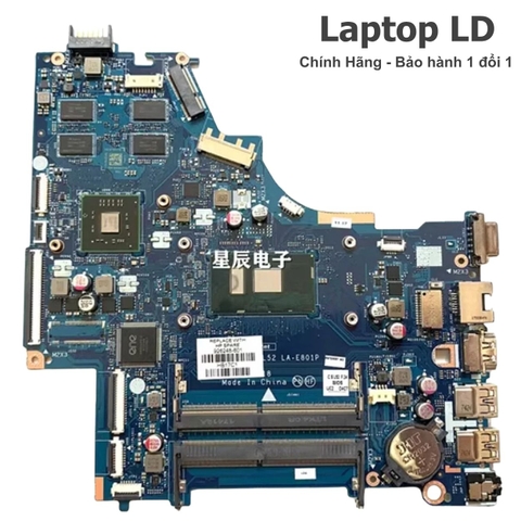 Mặt trước bo mạch chủ HP 250 G6 với đầy đủ linh kiện và chipset