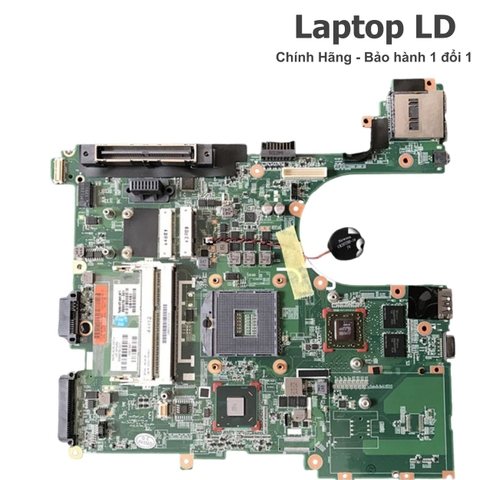 Mặt trước bo mạch chủ HP EliteBook 8570P hiển thị chipset và linh kiện