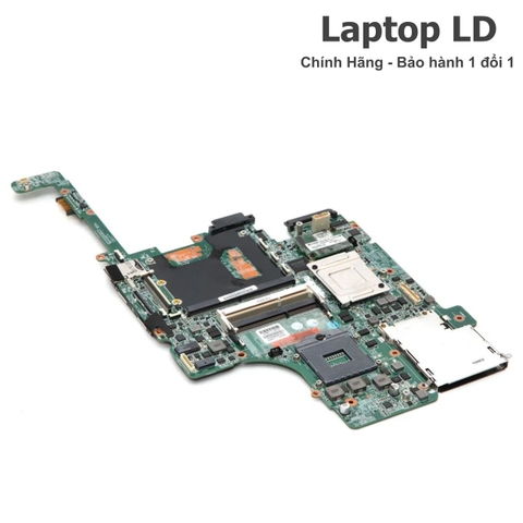 Mặt trước bo mạch chủ HP EliteBook 8570W hiển thị chipset và linh kiện