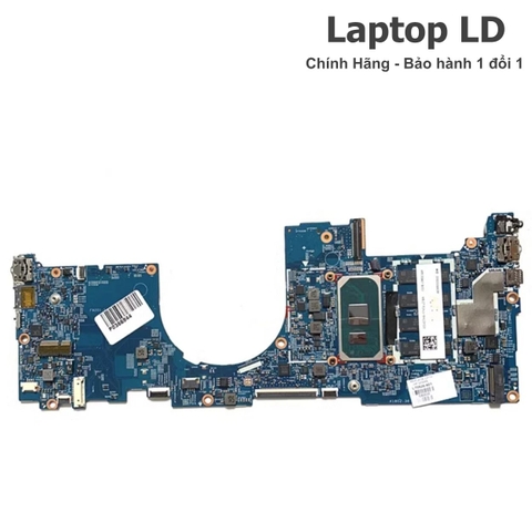 Mặt trước bo mạch chủ HP Envy 13-AQ với đầy đủ chipset và linh kiện