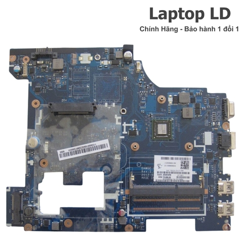 Mặt trước bo mạch chủ Lenovo G585 với đầy đủ linh kiện