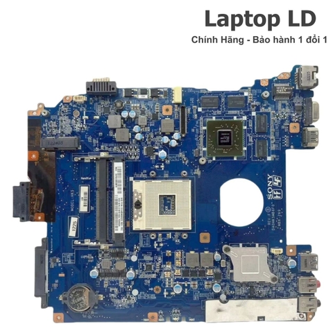 Mặt trước bo mạch chủ Sony Vaio SVE15 hiển thị đầy đủ linh kiện