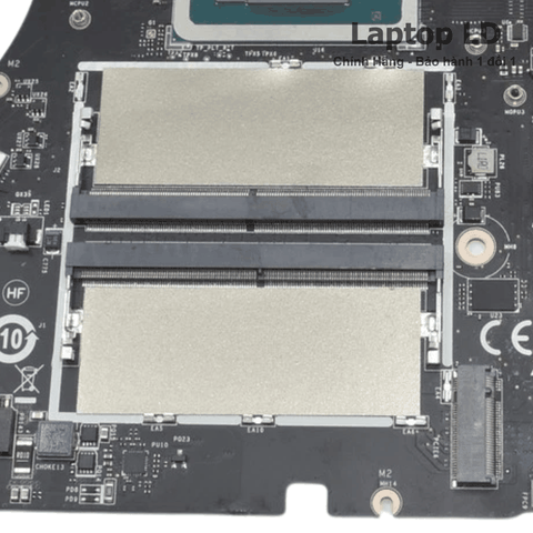 Khe RAM DDR5 trên main laptop MSI GS77 12UE