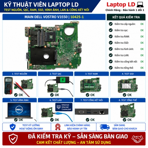Test kiểm tra main Dell Vostro V3550