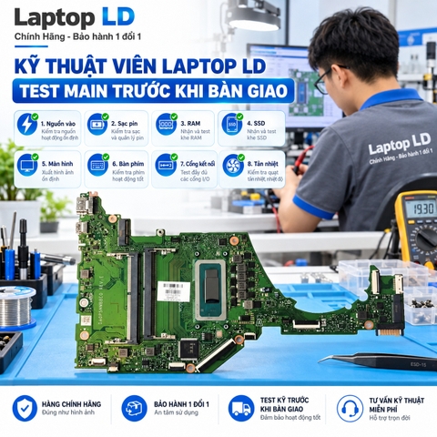 Test kiểm tra main HP 15-DY 15S-FQ 15S-FR i5-1240P
