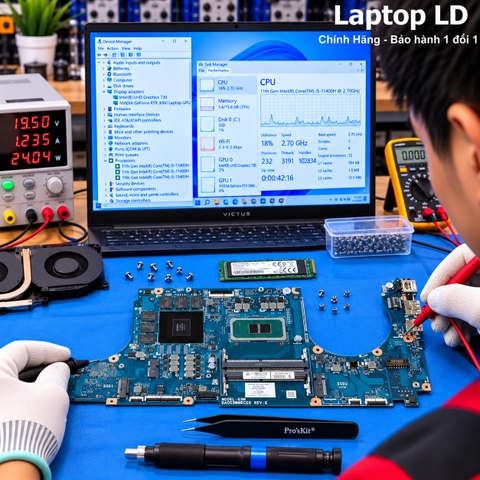 Test kiểm tra main HP Victus 16-D i5-11400H