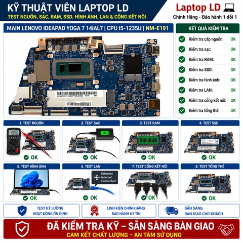 Test kiểm tra main Lenovo IdeaPad Yoga 7 14IAL7 i5-1235U