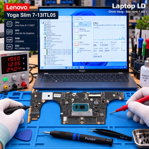 Test kiểm tra main Lenovo IdeaPad Yoga Slim 7-13ITL05 i5-1135G7