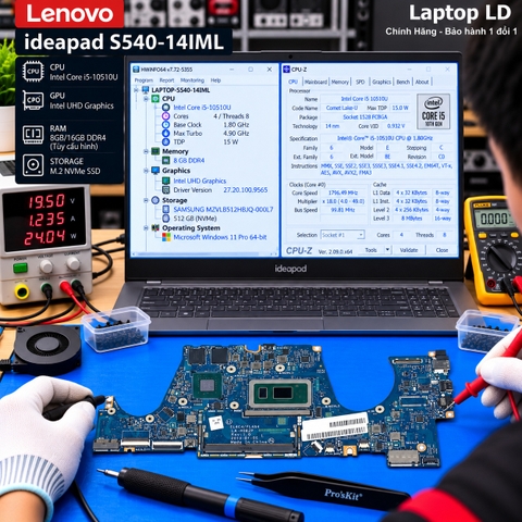 Test kiểm tra main Lenovo IdeaPad S540-14IML