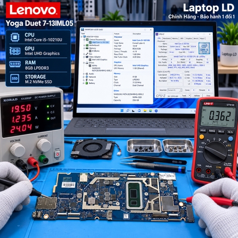 Test kiểm tra main Lenovo Yoga Duet 7-13IML05 i5-10210U