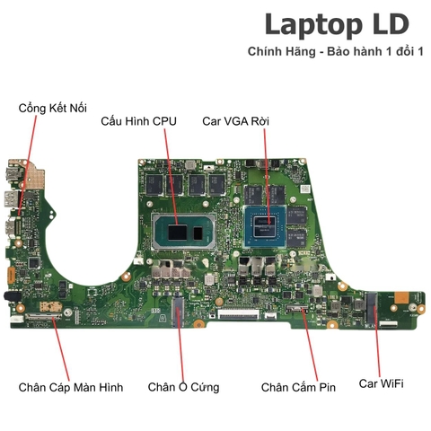 Test main Asus X7600PC X3400PC K3500PC trước khi giao khách