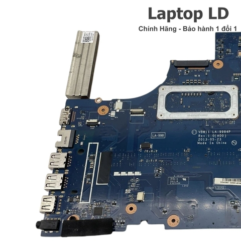 Mainboard Dell Inspiron 3737 5737 i5-4200U LA-9984P đang được kiểm tra hoạt động