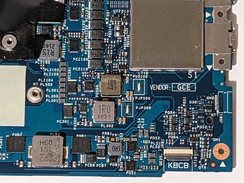 THAY Main DELL XPS 13 9305 CPU I5-1135G7 8GB