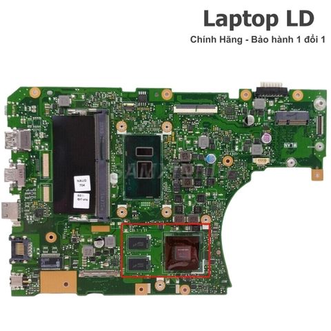 Tổng quan mainboard laptop Asus X556UV / X556UAM / X556UJ / X556UAK CPU i7-6500U mã FL5900U