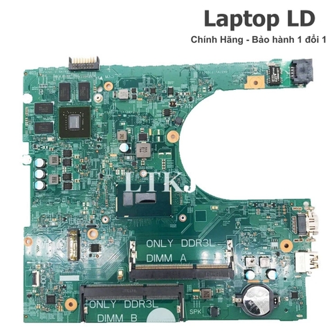 Tổng quan mainboard laptop Dell Inspiron 3458 / 3558 CPU i5-5200U mã 14216-1