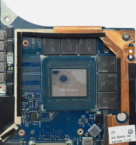 VGA Main HP ZBook Fury 15 G7 CPU i9-10885H VGA RTX3000 6G LA-J241P