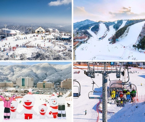Bật mí các địa điểm trượt tuyết nổi tiếng vào mùa đông Hàn Quốc