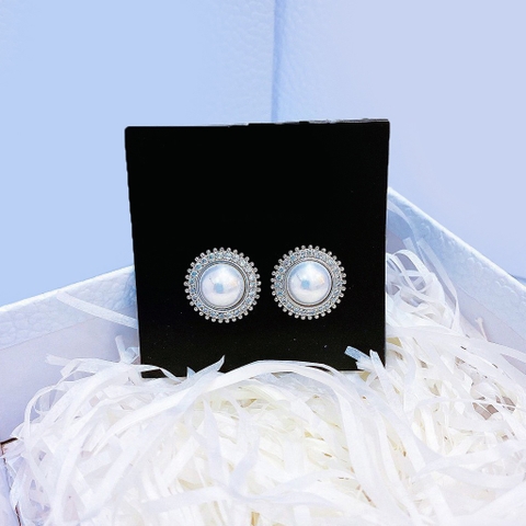 Bông tai bạc 925 zircon cao cấp sang trọng dành cho nữ - Mely M2-33