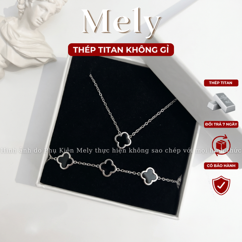 Bộ trang sức SET44 Bạc 1.1cm