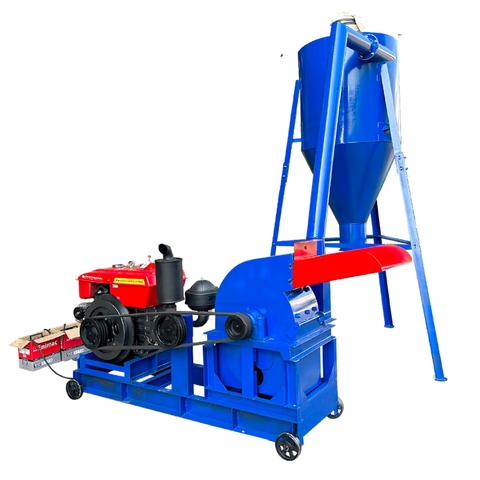 Máy băm nghiền gỗ 2T đầu nổ