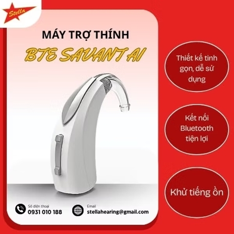 Máy trợ thính Bluetooth lọc tiếng ồn – Trải nghiệm nghe hiện đại tại Stella
