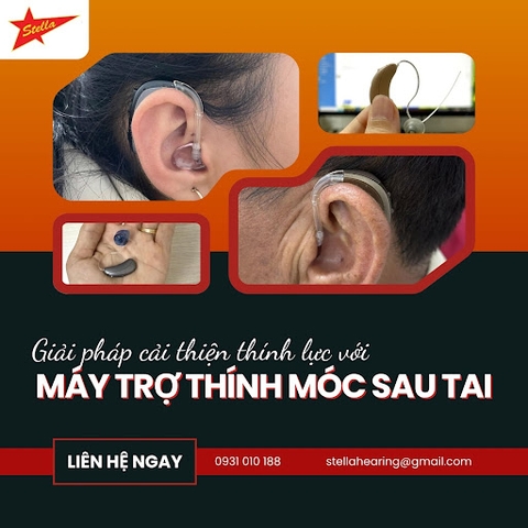 Tái kết nối âm thanh cuộc sống với máy trợ thính móc sau tai tại Trợ thính Stella