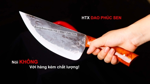 DAO BẦU LỌC 22 cán ốp nu nghiến / HTX DAO PHÚC SEN