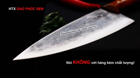 Dao đầu bếp - Dao thái lọc DBN cán ốp nu nghiến