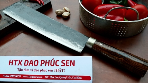 dao chặt gà phúc sen, dao phúc sen, htx dao phúc sen, dao đa sỹ