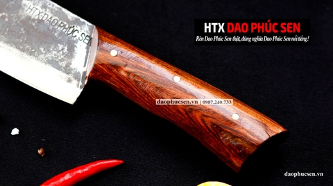 DAO TÔNG CHẶT GÀ MỚI cán ốp cẩm  G07COCD