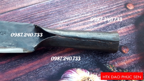 Dao chặt gà, chặt cây - Cán sắt - Thép nhíp ô tô - S07
