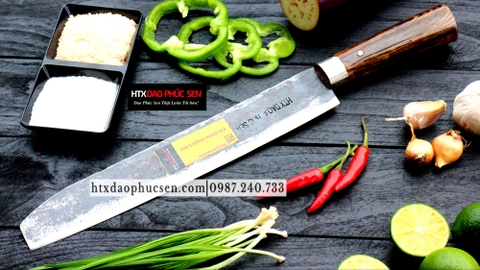 Dao bổ dưa thép nhíp xe cán mun / HTX DAO PHÚC SEN