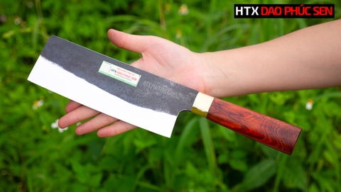 Dao thái thép nhíp xe cán gỗ hương CT10NH  / HTX DAO PHÚC SEN