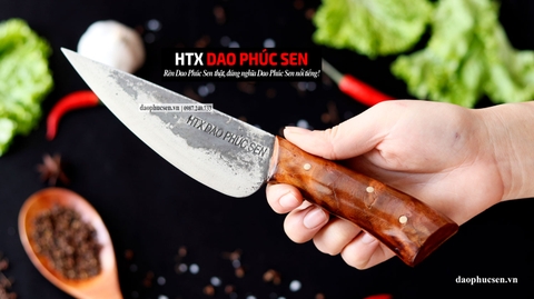 DAO BẦU LỌC 16 cán ốp nu nghiến G08OND / HTX DAO PHÚC SEN
