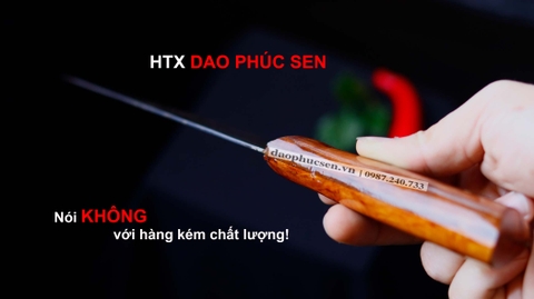 DAO BẦU LỌC 22 cán ốp nu nghiến / HTX DAO PHÚC SEN