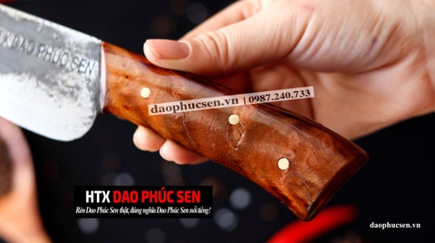DAO BẦU LỌC 16 cán ốp nu nghiến G08OND / HTX DAO PHÚC SEN