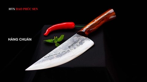 DAO BẦU LỌC 20 thép nhíp xe cán gỗ tự nhiên - G09OCD /DAO VIP - HTX DAO PHÚC SEN