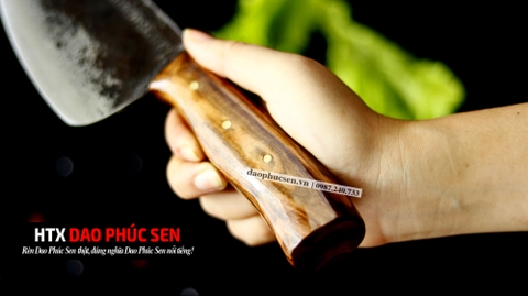DAO BẦU LỌC 20 thép nhíp xe cán gỗ tự nhiên - G09OCD /DAO VIP - HTX DAO PHÚC SEN