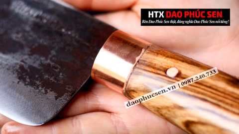 DAO BẦU LỌC 20 thép nhíp xe cán gỗ cẩm  / HTX DAO PHÚC SEN