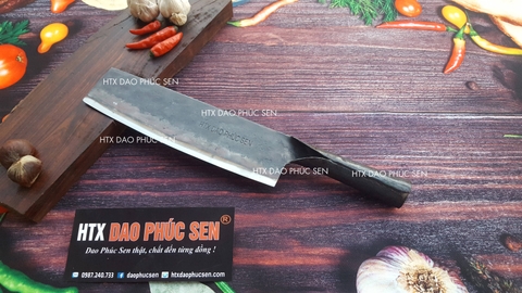 Dao thái sắc bén - Cán sắt - Thép nhíp ô tô - S02
