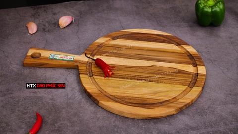 thớt gỗ teak chặt thái, thớt nghiến