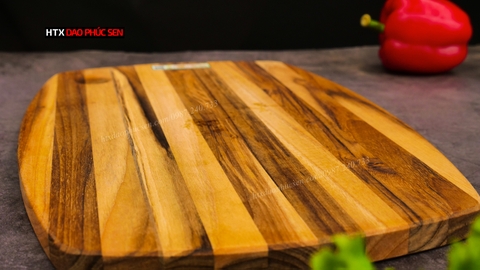 thớt gỗ teak chặt thái, thớt nghiến